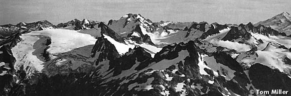 Cascade crest from Mount Formidable, September 1953