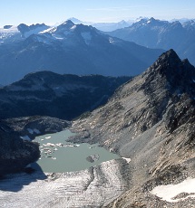 'Banded Lake' from Thunder Peak