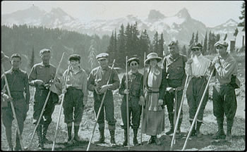 Mt Rainier Guided Climbing Party 1918