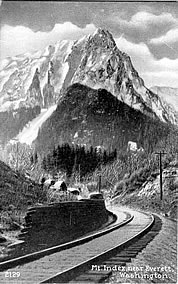 Post card of Mt. Index from approximately 1930.