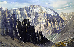 Mt. Aberdeen from Sentinel Pass.