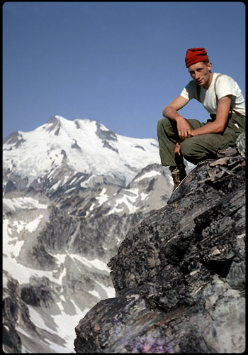 Mike Swayne on Buck Mountain, 1962.
