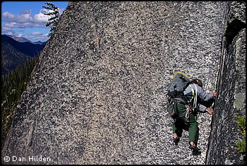 Blake Herrington climbing on Cutthroat Wall. Photo &copy; Dan Hilden