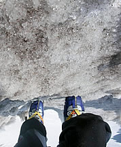Kautz ice chute. Photo © Sky Sjue.