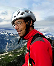 Wayne Wallace studying future climbs. Photo &copy; Mike Layton.