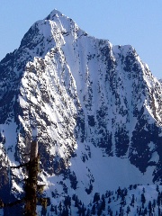 Sperry Peak, NE Face. Photo &copy; Josh Lewis.
