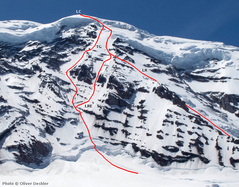 Mt Rainier, Liberty Ridge East