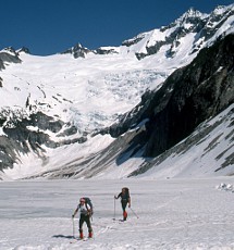 Crossing Moraine Lake